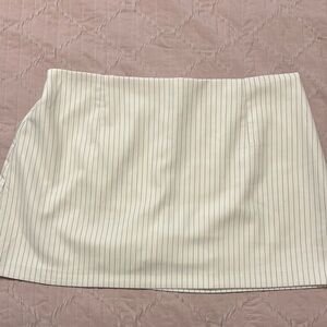 Abercrombie & Fitch Cream Scarlett A-Line Mini Skort Size XL
